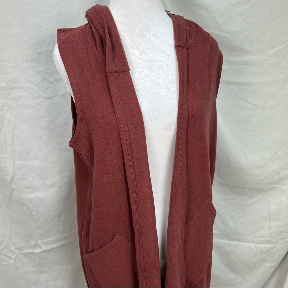 NWT Coco + Carmen sleeveless hooded cardigan.